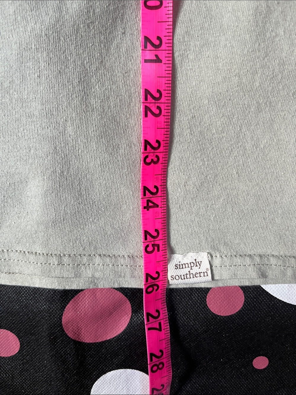 Simply Southern Sage Long Sleeve Tee with Pink & Leopard Coffee Graphic - Picture 15 of 15